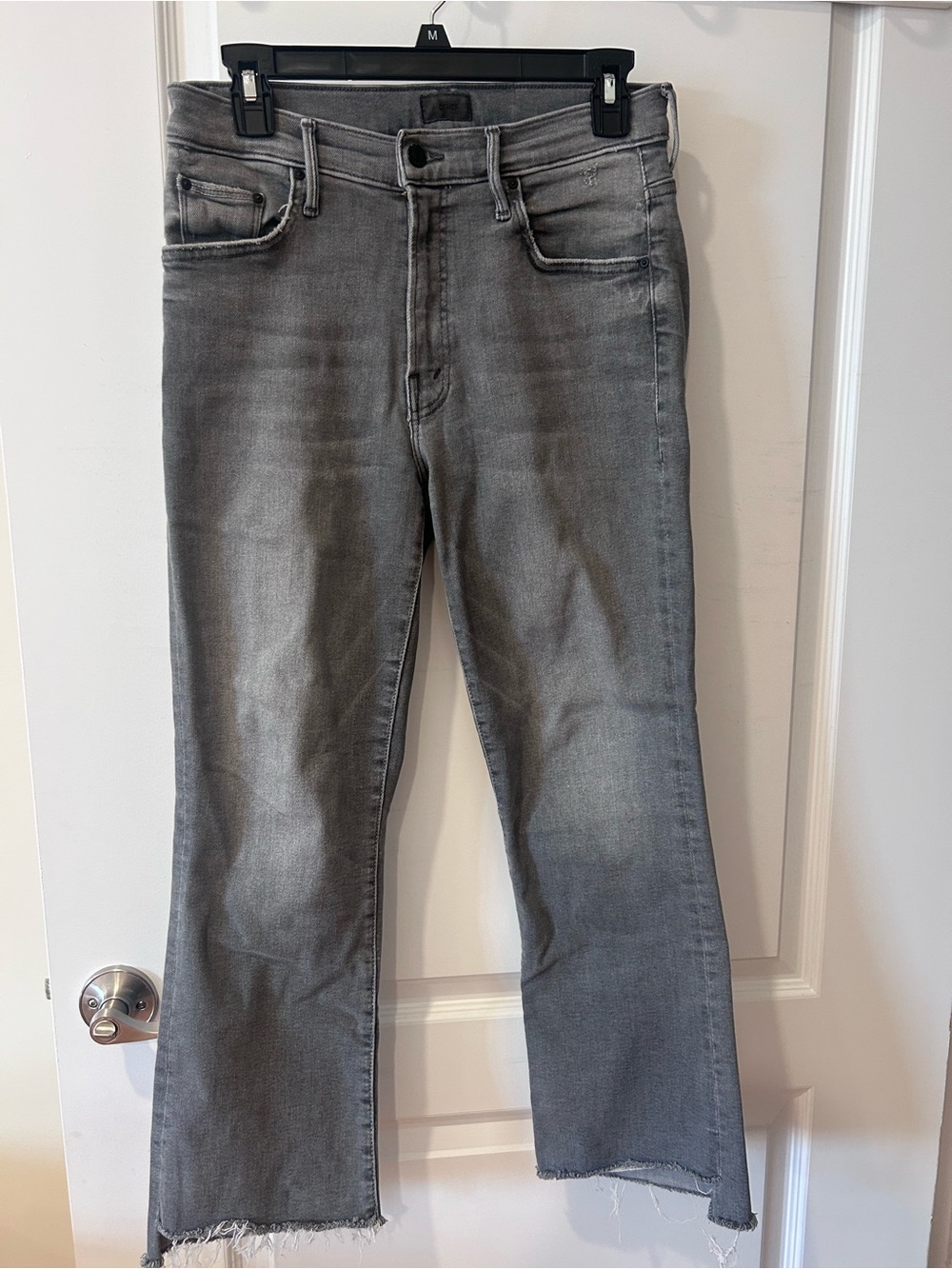 Mother Gray jeans The insider step fray size 29
